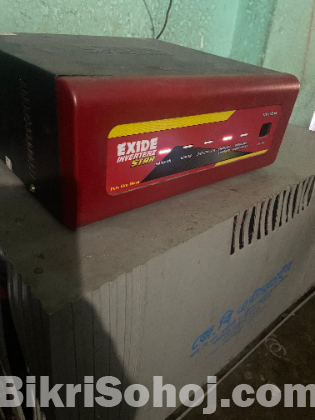 Exide Star IPS and Eastern Battery